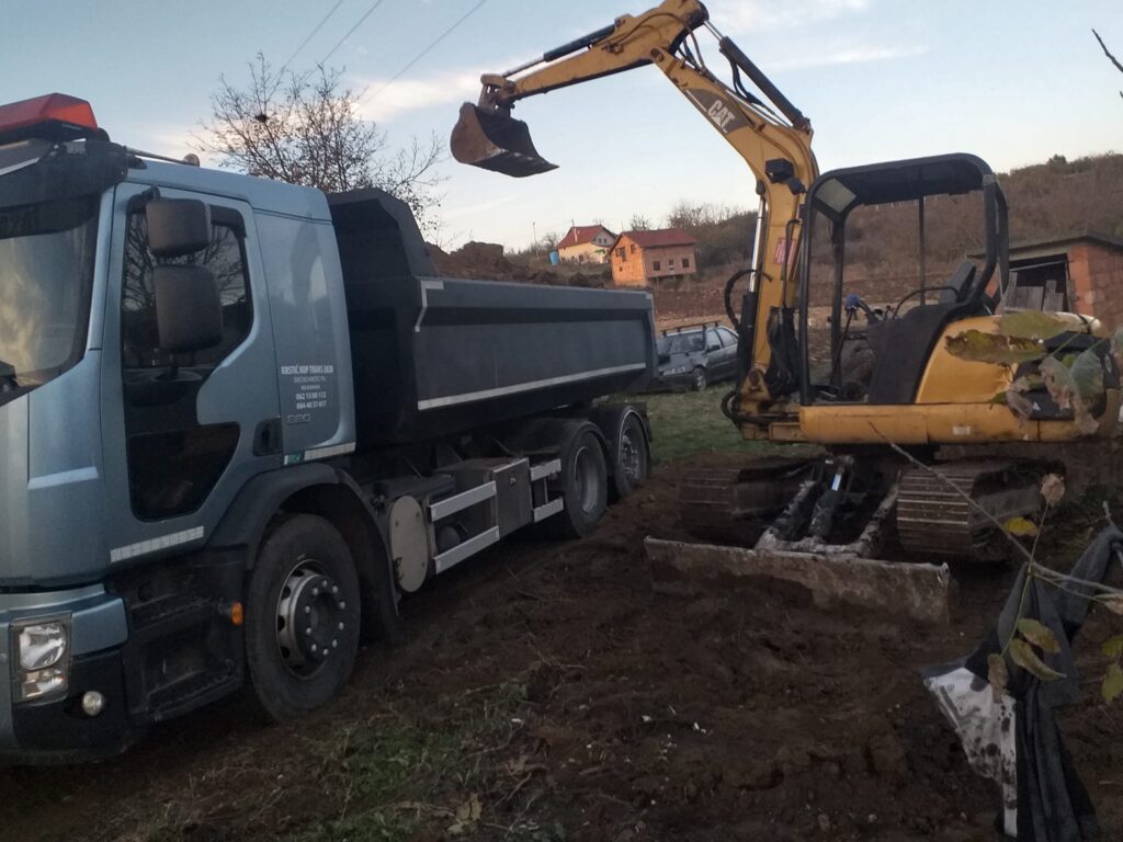 Iskopavanja mini bagerom Krstić – Beograd